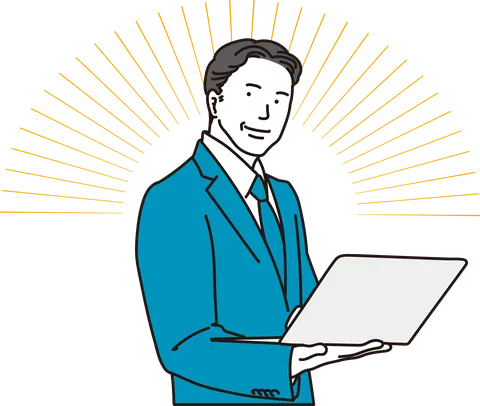 早めに準備を始めた経営者のイラスト